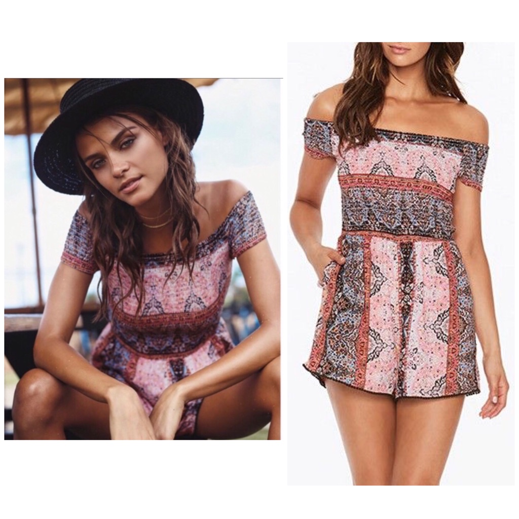 L*Space Rhapsody Nanette Boho Pocket Romper Sz. Xs